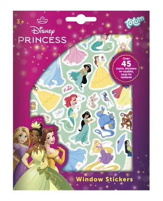 Творчески комплект, Totum, Disney Princess, Стикери за стъкло, 45 броя