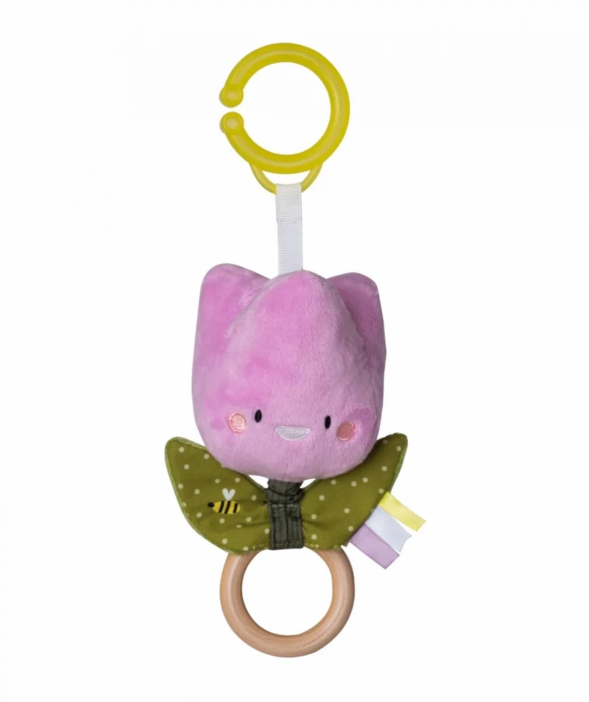 Бебешка мека дрънкалка, Taf Toys, Лале, 18 см