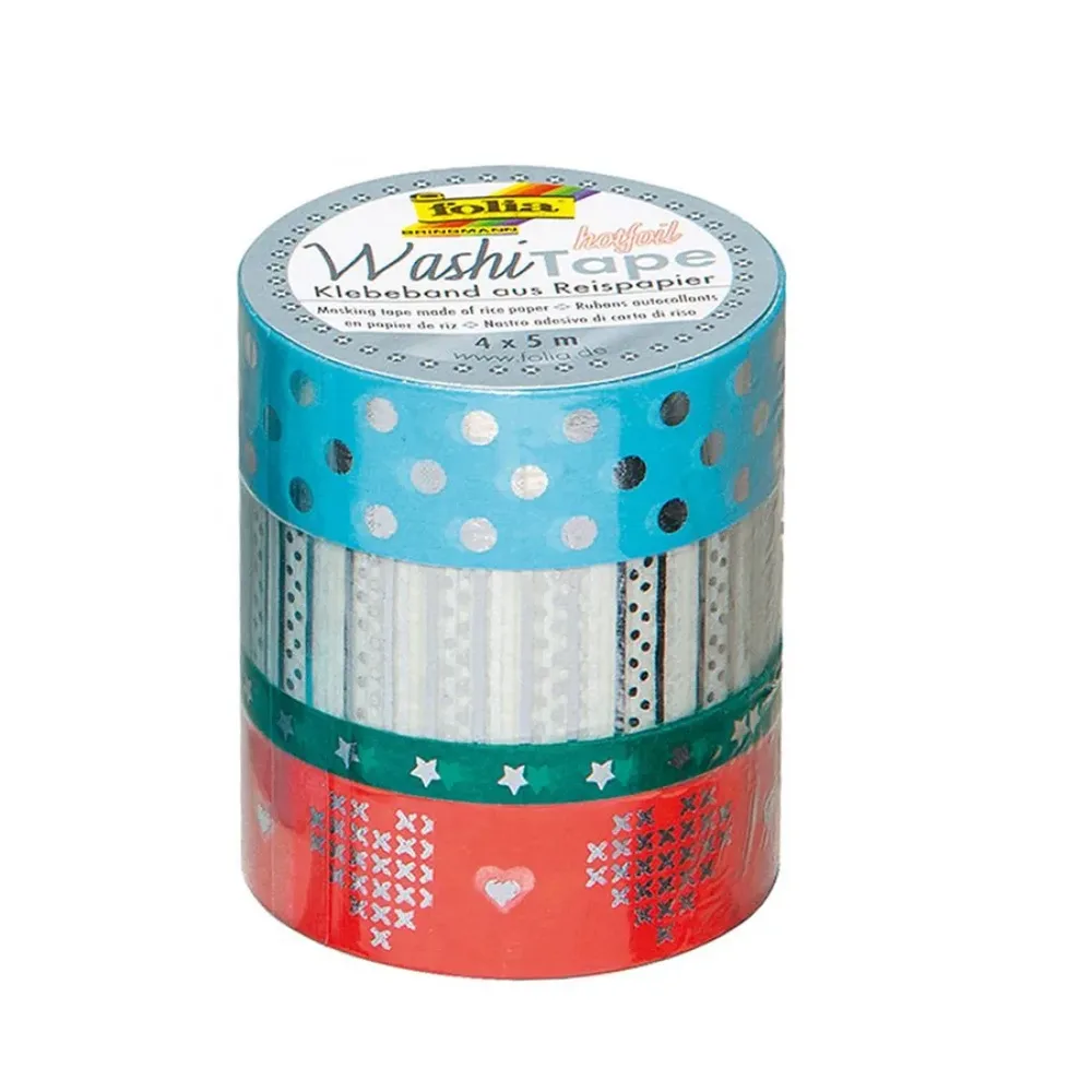 Комплект лепенки за декорации, WASHI TAPE, Класика, 3 бр.