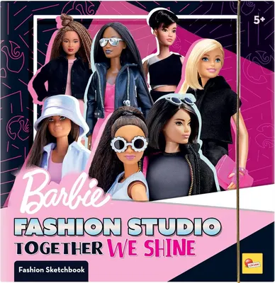 Творчески комплект, Lisciani, Barbie, Папка модно студио, Заедно блестим