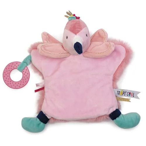 Плюшена играчка за гушкане, Eurekakids, Фламинго, 25 см