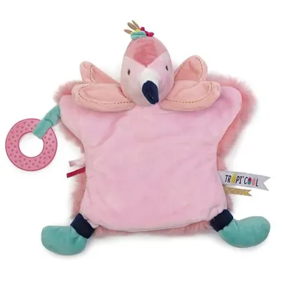 Плюшена играчка за гушкане, Eurekakids, Фламинго, 25 см
