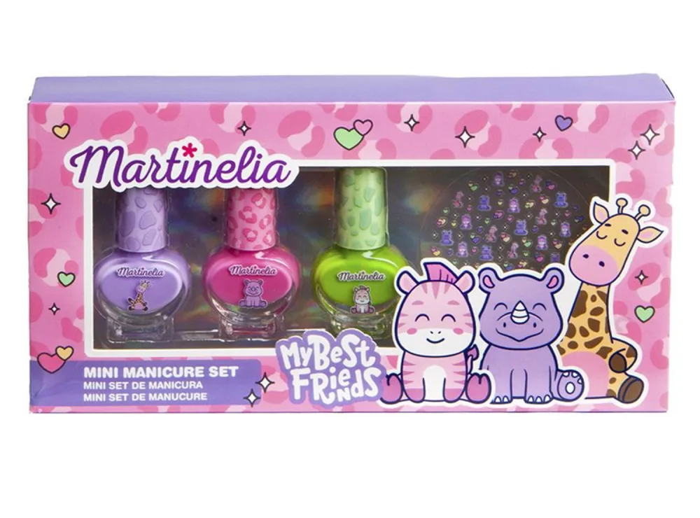 Комплект за маникюр, Martinelia, Моите най-добри приятели, 4 части