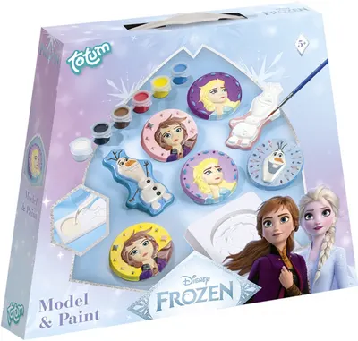 Творчески комплект, Totum, Frozen, Направи си сам гипсови фигурки