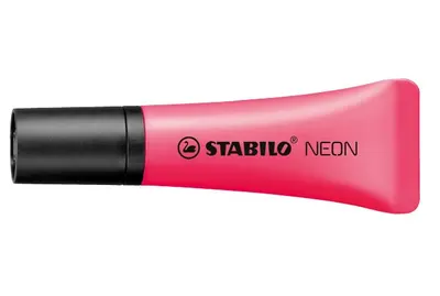 Текст маркер, Stabilo, Neon, Розов