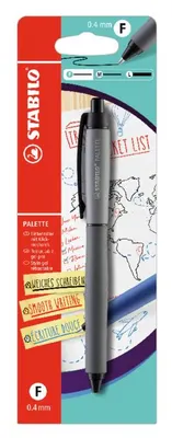 Химикалка, Stabilo, Palette F, Блистер, Черно