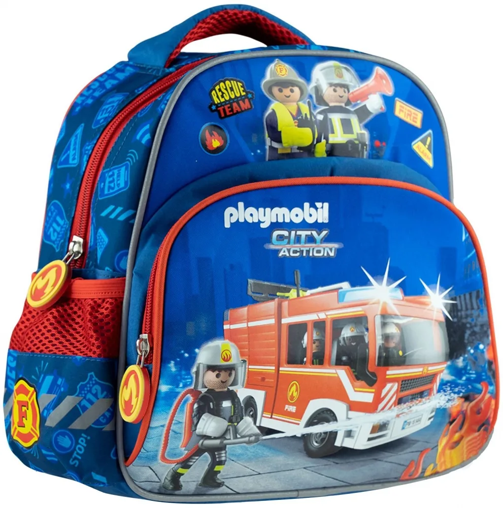 Детска раница, Astra, PL-01, Playmobil, Пожарна