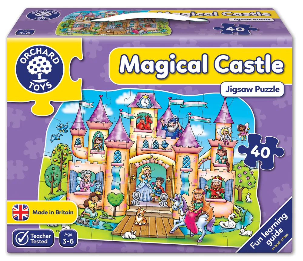 Детски пъзел, Orchard Toys, Магически замък, 40 части