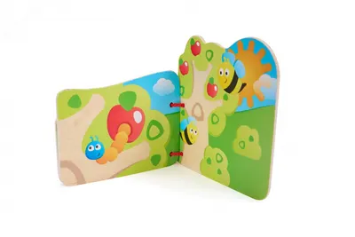 Дървена книжка, Hape, Пчеличка