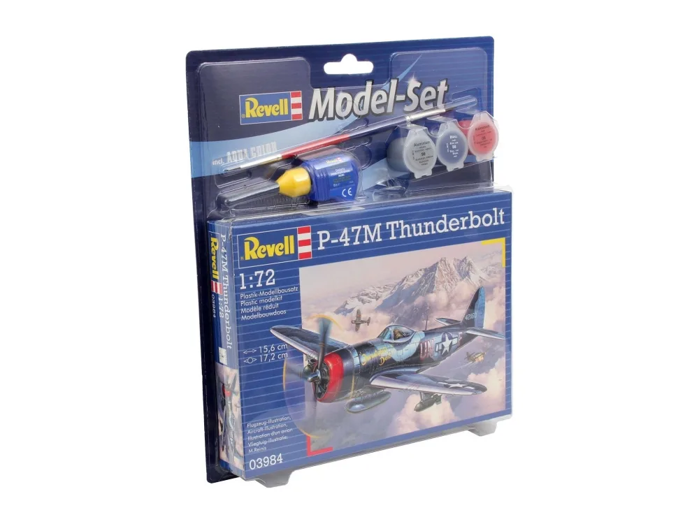 Сглобяем модел, Revell, Самолет P-47M Thunderbolt, 67 части