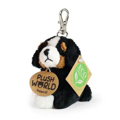 Плюшен ключодържател Бернско куче, серия Plush World
