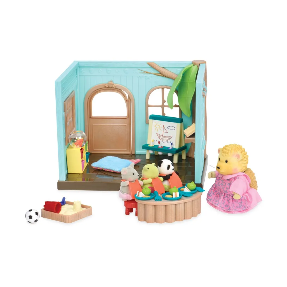 Комплект за игра, Battat, Li'l Woodzeez, Детска ясла