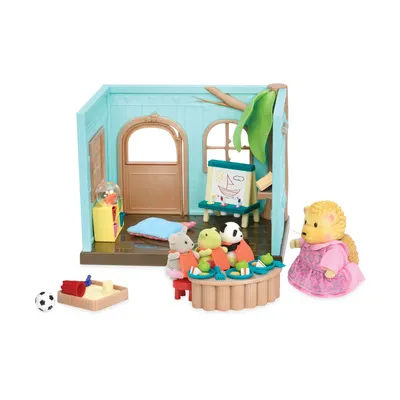 Комплект за игра, Battat, Li'l Woodzeez, Детска ясла