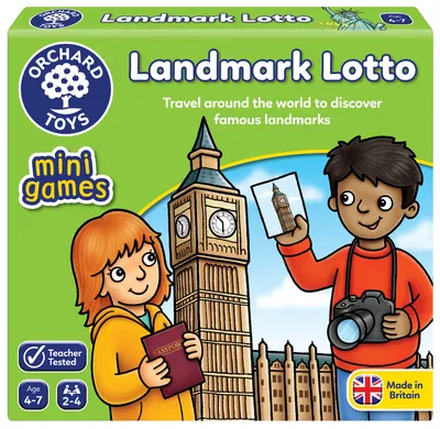 Детска образователна игра, Orchard Toys, Лото със забележителности