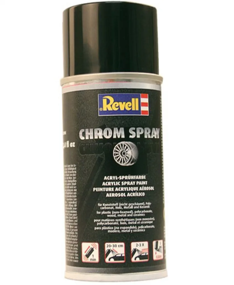 Акрилна боя, Revell, Спрей Хром, 150мл