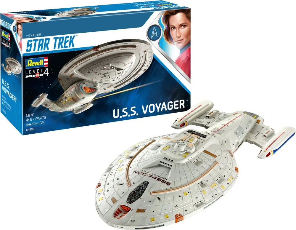 Модел за сглобяване, Revell, Star Trek, U.S.S. Voyager, 67 части