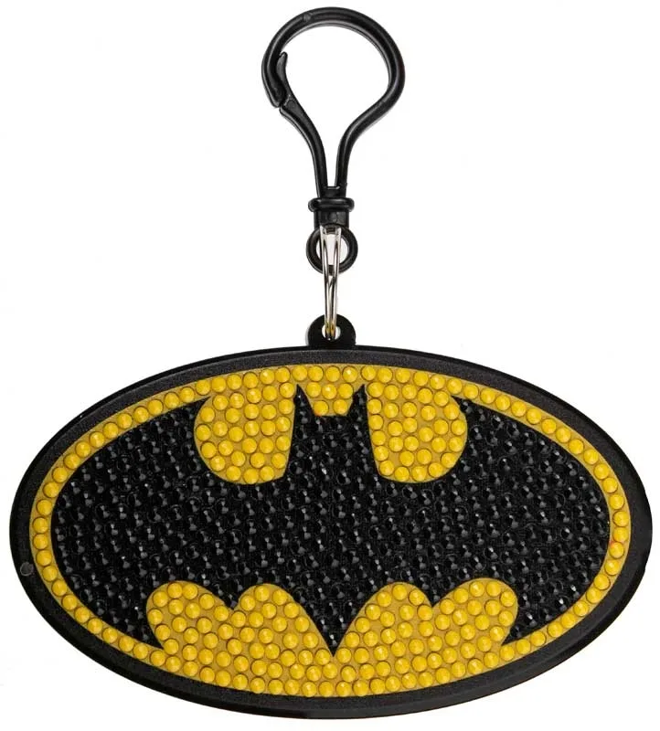 Комплект за диамантена бродерия, Craft Buddy, Crystal Art Bag Charms, Batman