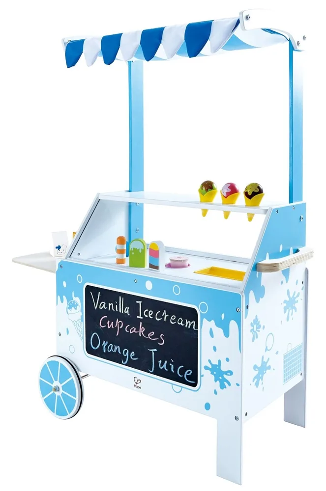 Игрален комплект, Hape, Дървена количка за сладолед