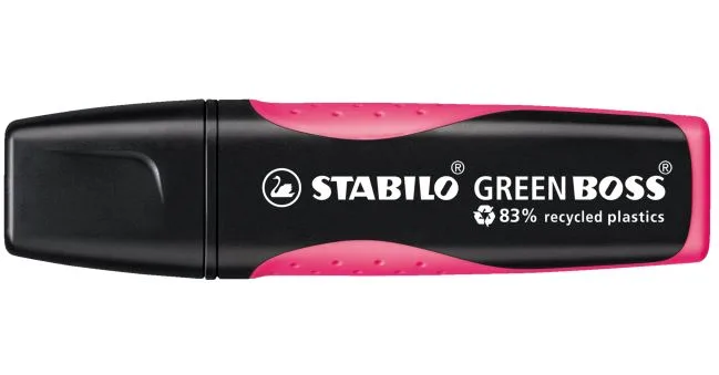 Текст маркер, Stabilo, Green Boss, Розов