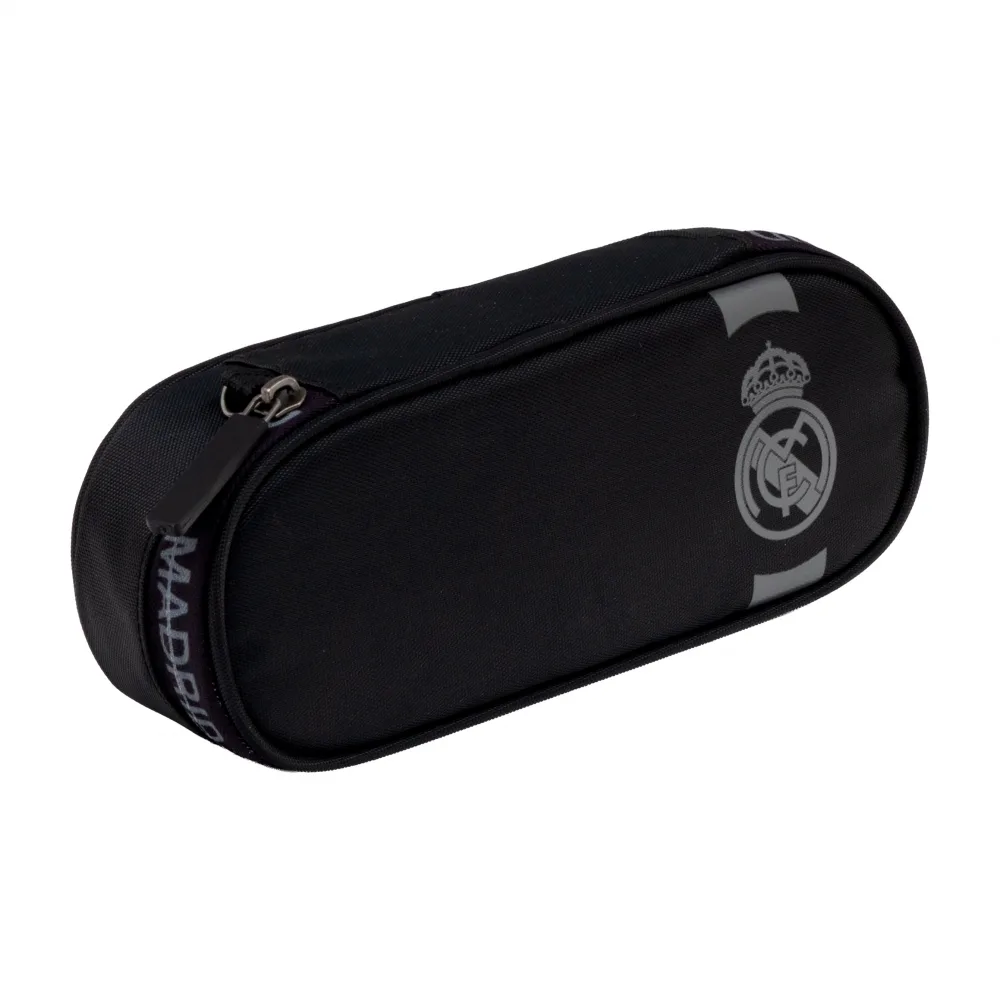 Единичен несесер без аксесоари, Real Madrid Black, AC6, 22 x 9 x 5 см