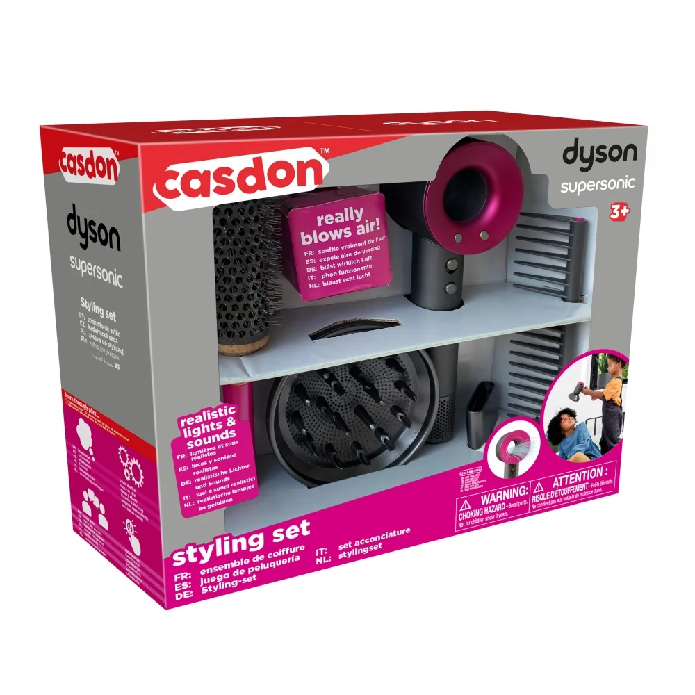 Интерактивен комплект за стилизиране на коса, Casdon, Dyson Supersonic