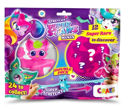 Колекционерска фигурка, Craze, Мини разтегливи създания, Minis Double
