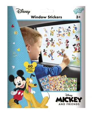 Комплект стикери, Totum, Mickey and friends, Стикери за стъкло