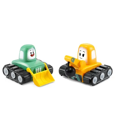 Интерактивна играчка, Vtech, Комплект колички Cory Carson, Кими и Тими