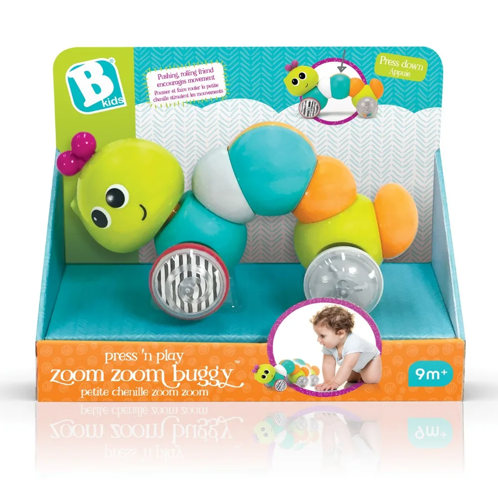 Бебешка играчка, Infantino, B Kids, Количка гъсеница