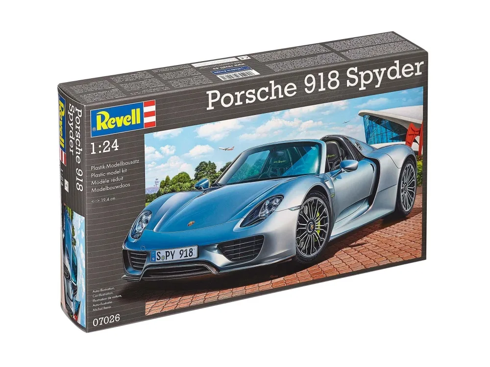 Сглобяем модел, Revell, Автомобил Porsche 918 Spyder, 129 части