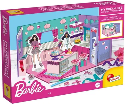 Творчески комплект, Lisciani, Barbie, Направи си сам кухнята на Барби