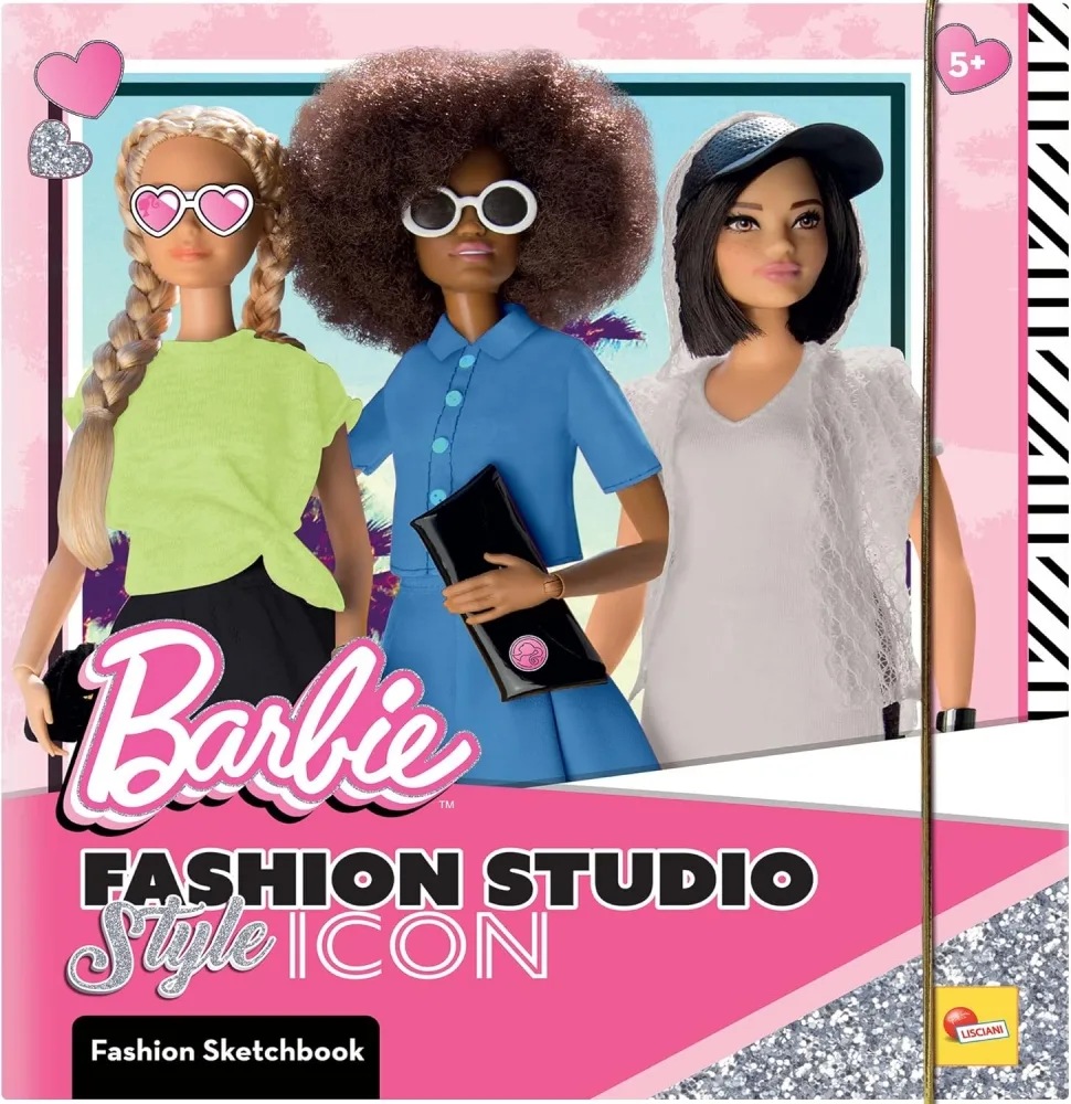 Творчески комплект, Lisciani, Barbie, Папка модно студио, Модна икона
