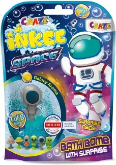 Добавка за баня, Craze, Бомбичка за баня с изненада космическа фигурка