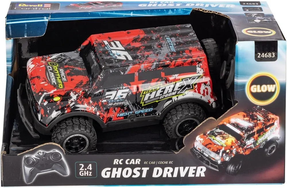 Автомобил с радио управление, Revell, Червен