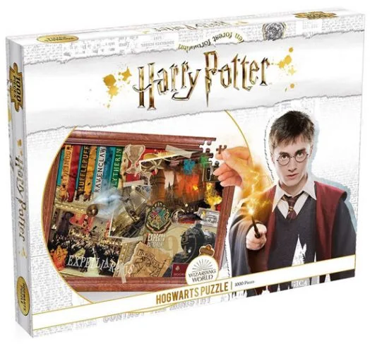 Пъзел, Winning Moves, Harry Potter, Hogwarts, 1000 части