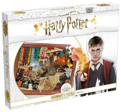 Пъзел, Winning Moves, Harry Potter, Hogwarts, 1000 части
