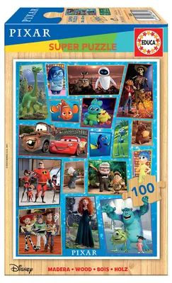 Дървен пъзел, Educa, Disney Pixar, 100 части