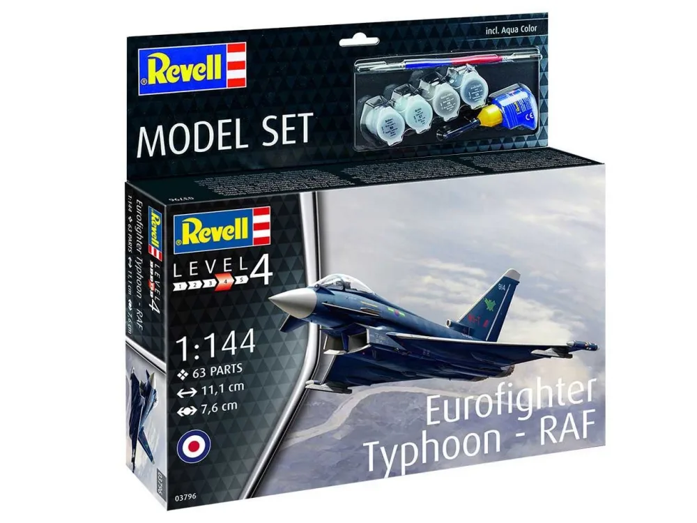 Комплект за сглобяване, Revell, Eurofighter Typhoon RAF, 63 части