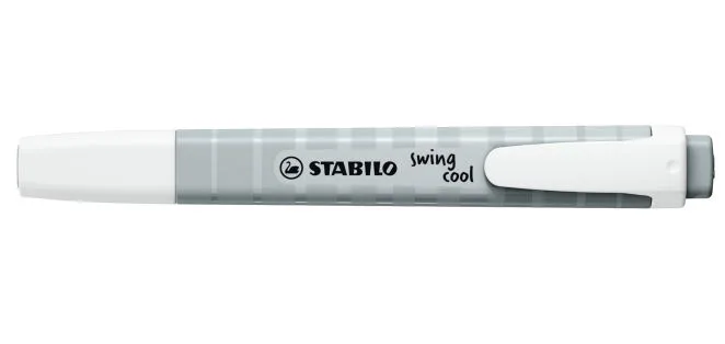 Текст маркер, Stabilo, Swing Cool Pastel, Прашно сиво