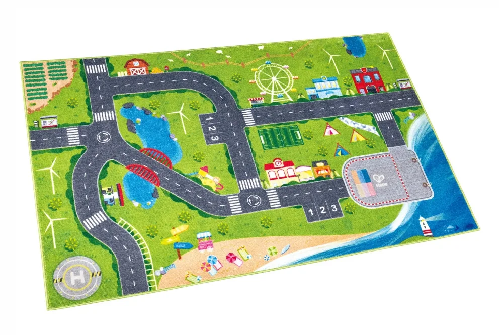 Килимче за игра, Hape, Светът на влаковете