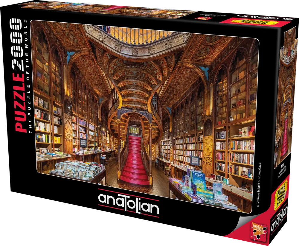 Пъзел, Anatolian, Книжарница Lello, 2000 части