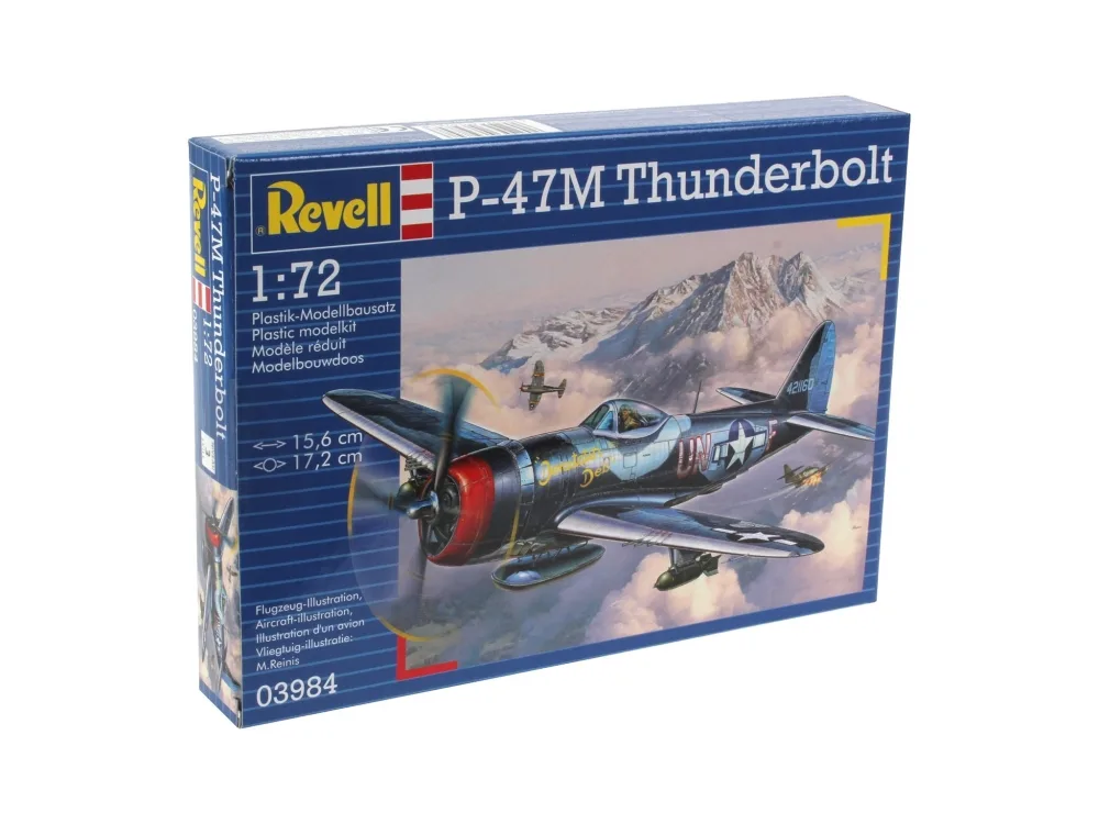 Сглобяем модел, Revell, Изтребител P-47M Thunderbolt, 67 части
