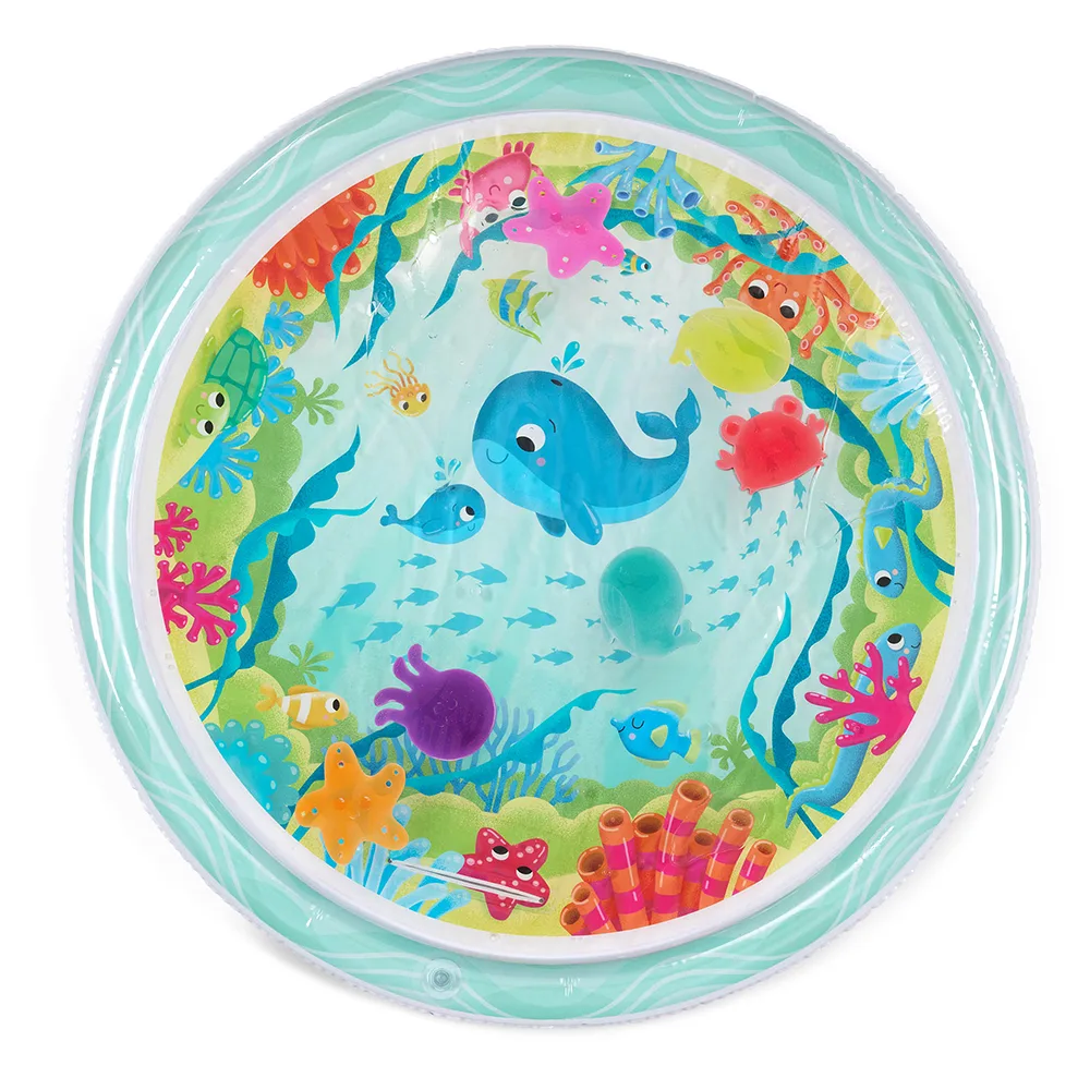 Бебешка водна постелка за игра, Battat, Tummy Time, 76 x 76 x 6 см