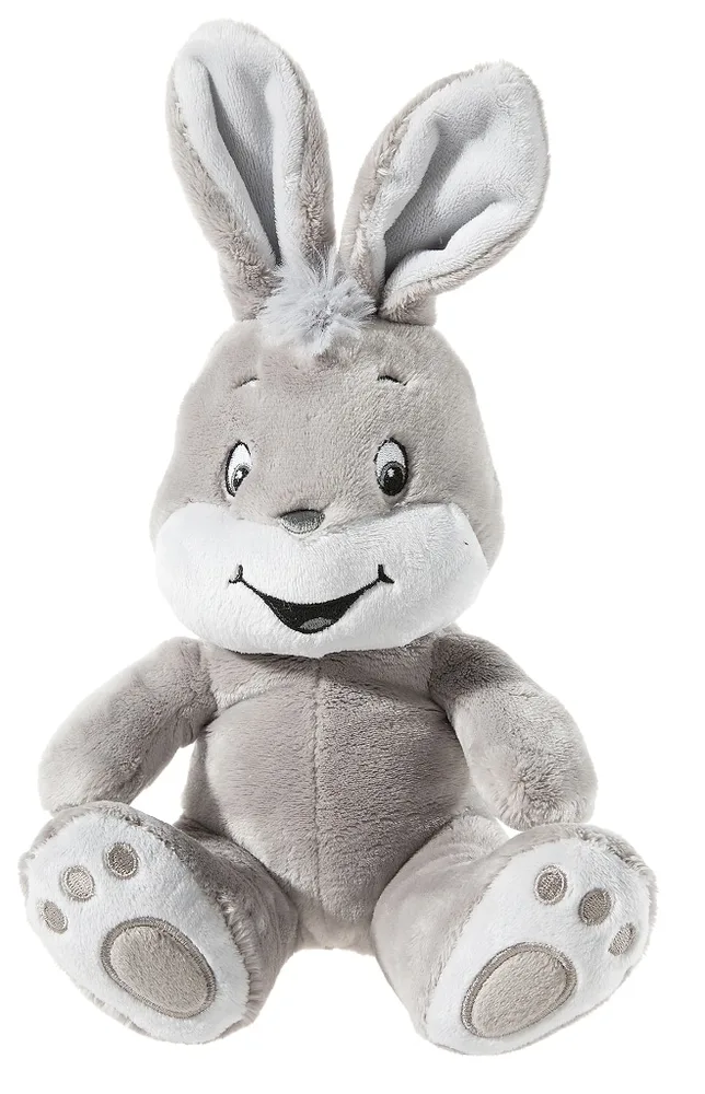 Плюшена играчка Сиво зайче, 23 см.