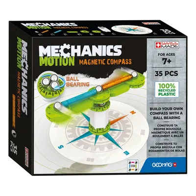 Магнитен конструктор, Geomag, Mechanics, Компас, 35 части