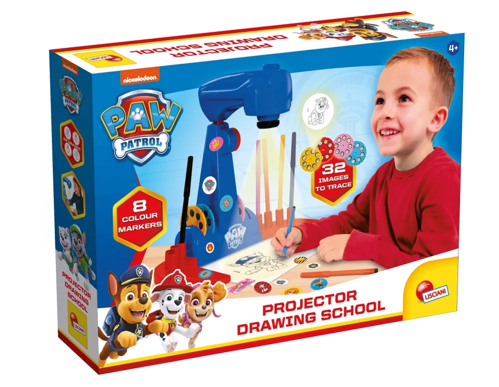 Творчески комплект, Lisciani, Paw Patrol, Проектор за рисуване