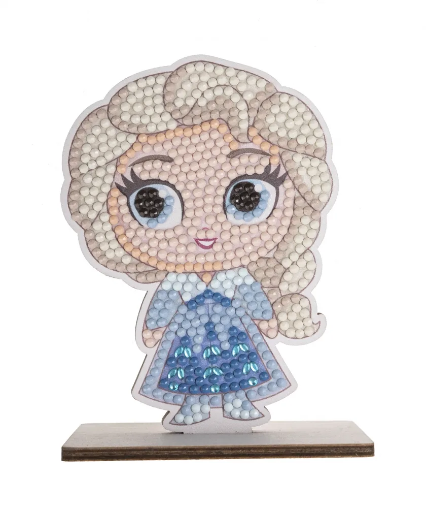 Комплект за диамантена бродерия, Craft Buddy, Crystal Art Buddies, Елза, 7 части