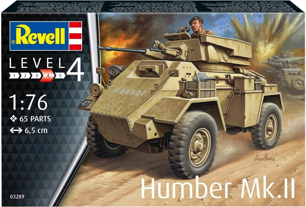 Сглобяем модел, Revell, Humber Mk.II, 65 части