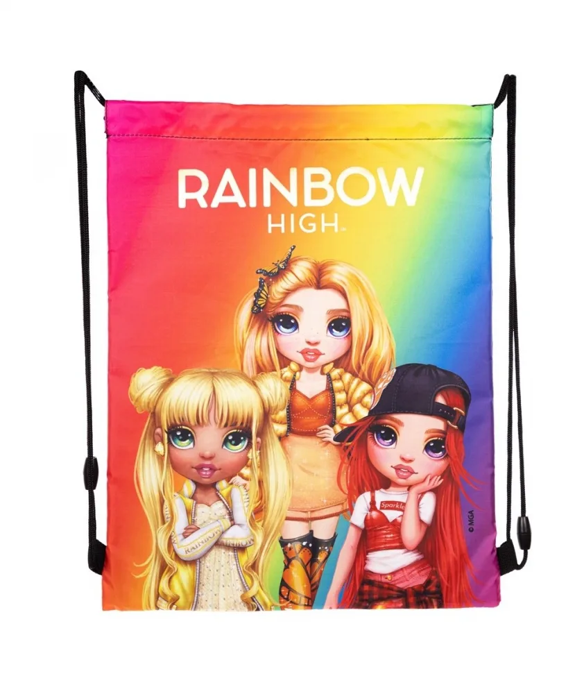 Спортна чанта, Astra, AD1, Rainbow High, Златен стил, 44 × 33 см