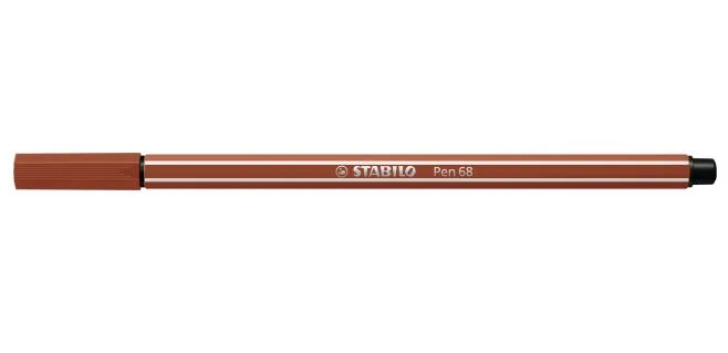 Флумастер, Stabilo, Pen 68, Тъмно червен